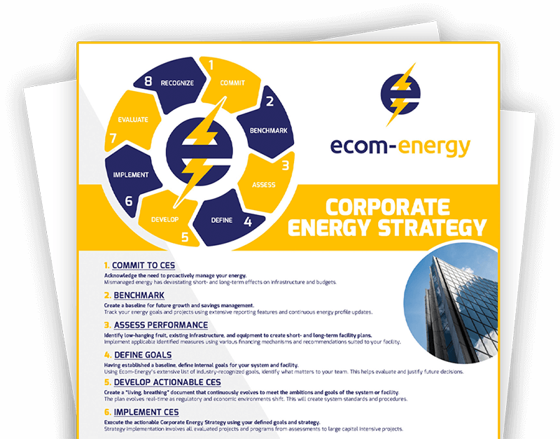 Ecom-Energy's Corporate Energy Strategy (CES) Cycle Flyer